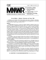 Morbidity and Mortality Weekly Report MMWR April 14 1995  Vol 44  No 14