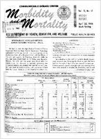 Morbidity and Mortality Weekly Report Vol 15 No 17 week ending April 30 1966