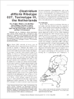 Clostridium difficile Ribotype 027 Toxinotype III the Netherlands