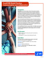 FoodCORE Model Practice Communication and Collaboration