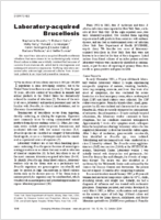 Laboratoryacquired Brucellosis