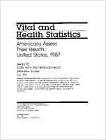 Americans assess their health United States 1987