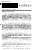 MMWR Morbidity and Mortality Weekly Report July 1 1983  Vol 32  No 25