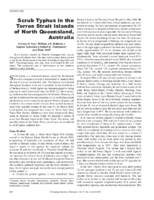 Scrub Typhus in the Torres Strait Islands of North Queensland Australia