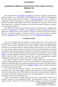 SRS Chapter 9 Radionuclides in Vegetation and Agricultural Products
