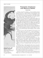Fearsome Creatures and Natures Gothic