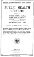 Public Health Reports  v 50 no 38  cover