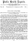 Public health reports  v 11 no 7 February 14 1896