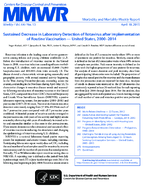 Sustained Decrease in Laboratory Detection of Rotavirus after Implementation of Routine Vaccination  United States 20002014