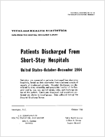 Patients Discharged From ShortStay Hospitals United States  OctoberDecember 1964