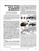 Rickettsia slovaca and R raoultii in Tickborne Rickettsioses