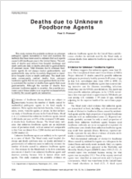 Deaths due to Unknown Foodborne Agents