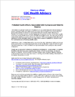 Potential Health Effects Associated with Hydrazine and Satellite Reentry February 20 2008 1351 EST 0151 PM EST