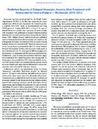 Published Reports of Delayed Hemolytic Anemia After Treatment with Artesunate for Severe Malaria  Worldwide 20102012