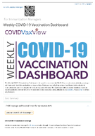 Weekly COVID19 Vaccination Dashboard  COVIDVaxView