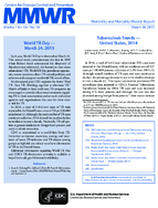 Tuberculosis Trends  United States 2014
