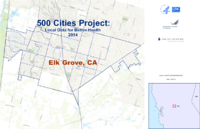 500 Cities Project Local Data for Better Health 2014 Elk Grove CA