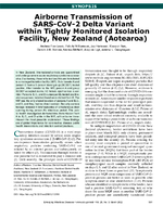 Airborne Transmission of SARSCoV2 Delta Variant within Tightly Monitored Isolation Facility New Zealand Aotearoa
