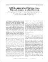 SARSassociated Coronavirus Transmission United States