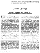 Uterine cytology