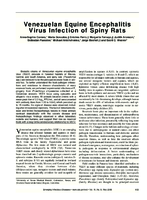 Venezuelan Equine Encephalitis Virus Infection of Spiny Rats