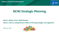 NCHS strategic planning