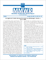 MMWR Morbidity and Mortality Weekly Report Vol 56 No 42 October 26 2007