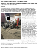 Truck Driver Died After Being Thrown Back by Air Release from a Pressurized Tire Sidewall Failure