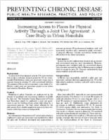 Increasing Access to Places for Physical Activity Through a Joint Use Agreement A Case Study in Urban Honolulu