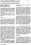 An evaluation of the Vermont worksite smoking law