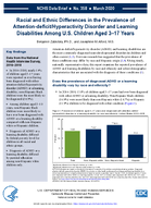 Racial and ethnic differences in the prevalence of attentiondeficithyperactivity disorder and learning disabilities among US children aged 317 years