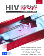Social Determinants of Health Among Adults with Diagnosed HIV Infection in the United States and Puerto Rico 2020