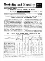 Morbidity and Mortality Weekly Report For release September 4 1959 Vol 8 No 34