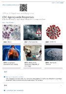CDC agencywide Responses webpage 2003 to 2022