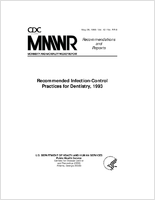 Morbidity and Mortality Weekly Report MMWR Recommendations and Reports May 28 1993  Vol 42  No RR8