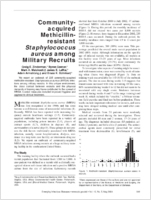 Communityacquired Methicillinresistant Staphylococcus aureus among Military Recruits