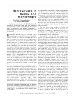 Hantaviruses in Serbia and Montenegro