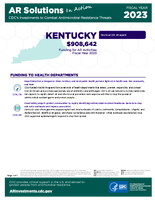 CDCs Investments to Combat Antibiotic Resistance Threats Kentucky Fiscal Year 2023