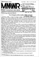 Morbidity and Mortality Weekly Report MMWR November 7 1980  Vol 29  No 44