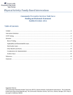 Physical Activity FamilyBased Interventions