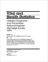 Detailed diagnoses and procedures National Hospital Discharge Survey 1991