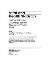 National Hospital Discharge Survey Annual Summary 1991
