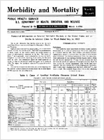 Morbidity and Mortality Weekly Report For release June 3 1960 Vol 9 No 21