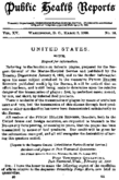 Public health reports  v 15 no 10 March 9 1900