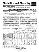 Morbidity and Mortality Weekly Report For release July 11 1958 Vol 7 No 27