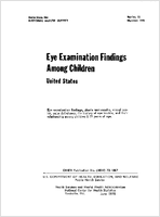 Eye examination findings among children United States