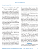 Notes From the Field Tetanus in an Unvaccinated Child  Oregon 2017