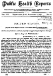 Public health reports  v XIV no 44 November 3 1899