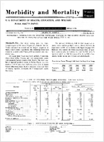Morbidity and Mortality Weekly Report Vol 11 No 28 for Release July 20 1962