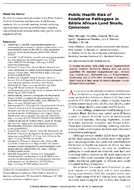 Public Health Risk of Foodborne Pathogens in Edible African Land Snails Cameroon